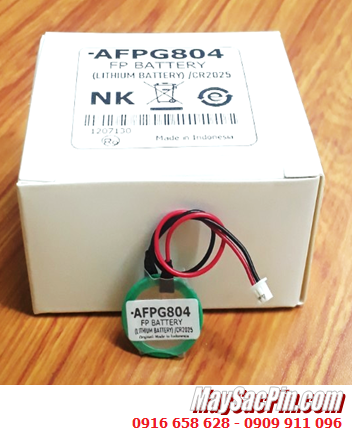 Pin AFPG804 (Dây zắc cắm PLC); Pin nuôi nguồn Panasonic AFPG804 lithium 3v _Xuất xứ Indonesia